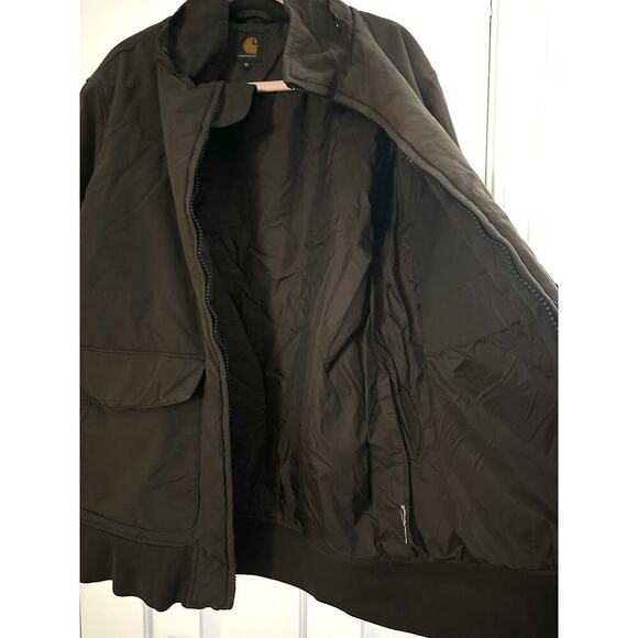 CARHARTT Vintage Distressed Duck Canvas Work Distressed Coat Brown - Men’s Sz XL - Picture 7 of 9